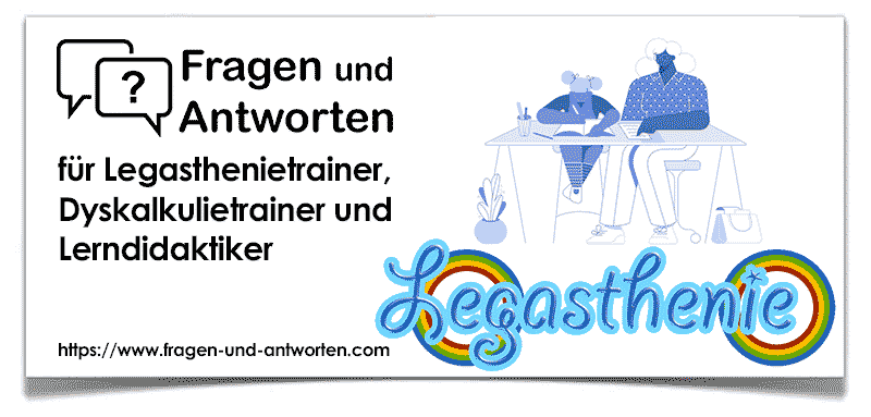 Fragen und Antworten Legasthenietrainer